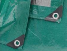 Тарпаулин Зеленый-серебро